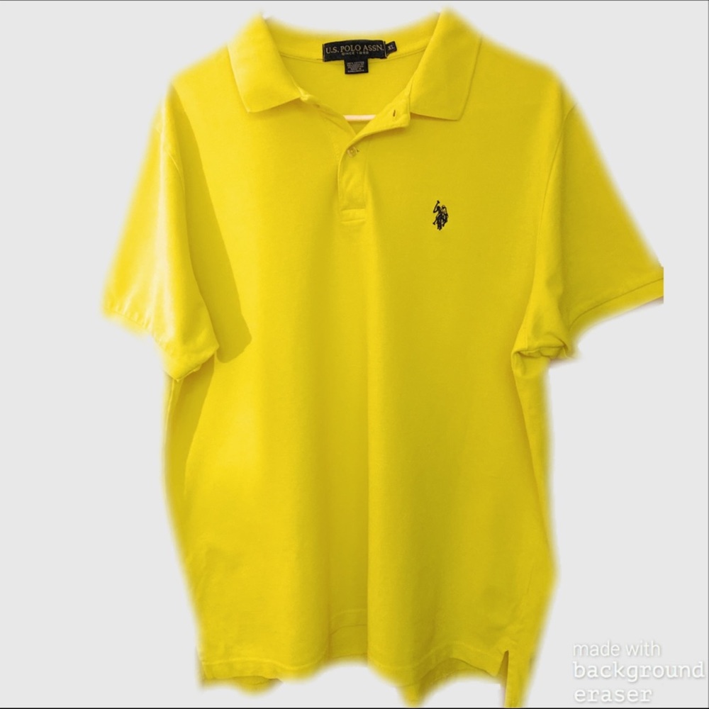 U.S. Polo ASSN Yellow Short Sleeve
